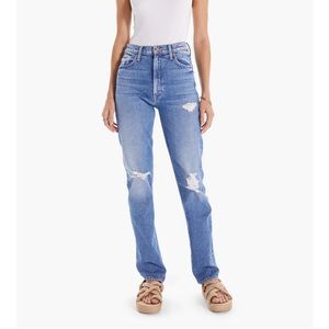 NWT MOTHER high waisted rider skimp, bloom and doom